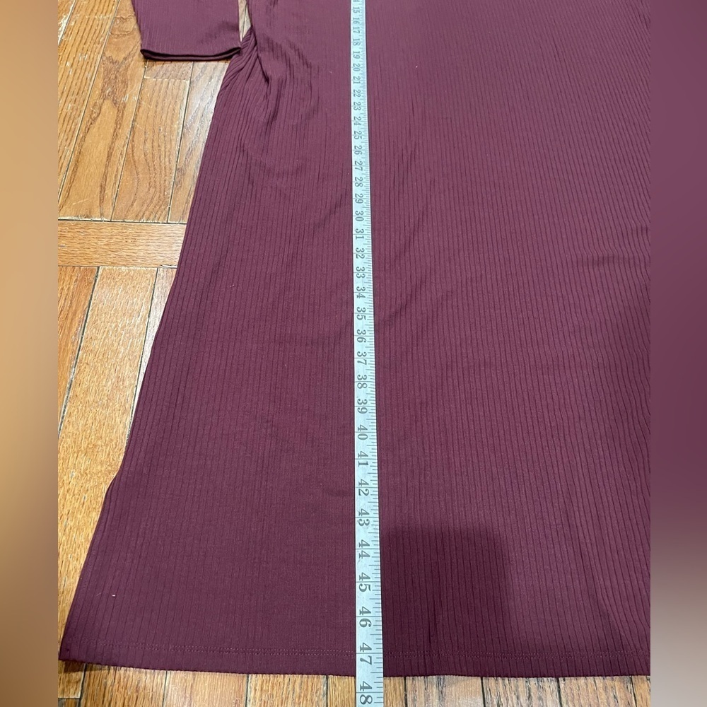 Terra & Sky Long Sleeve Burgundy Dress - Picture 3 of 11